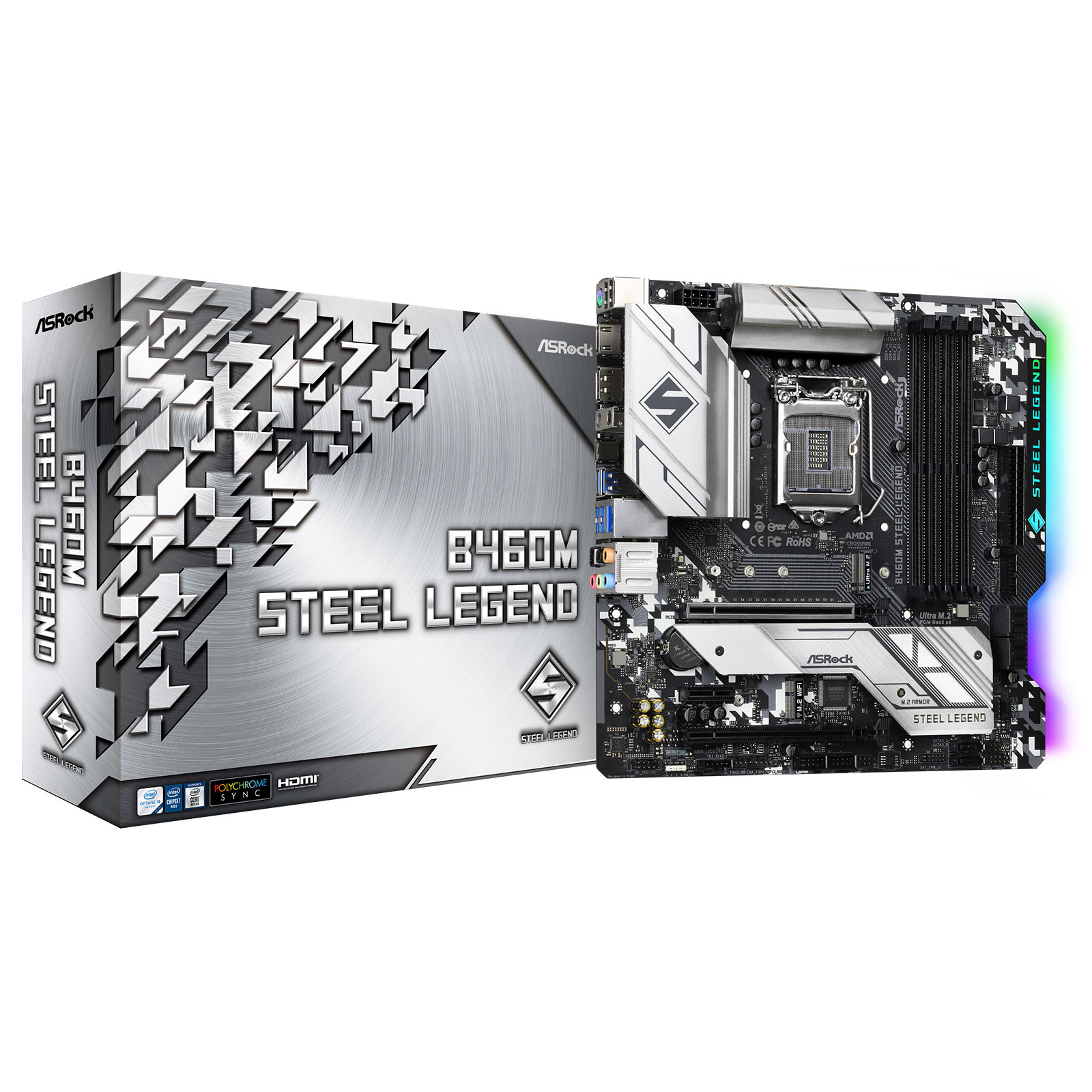 Asrock b460m steel legend какие процессоры поддерживает