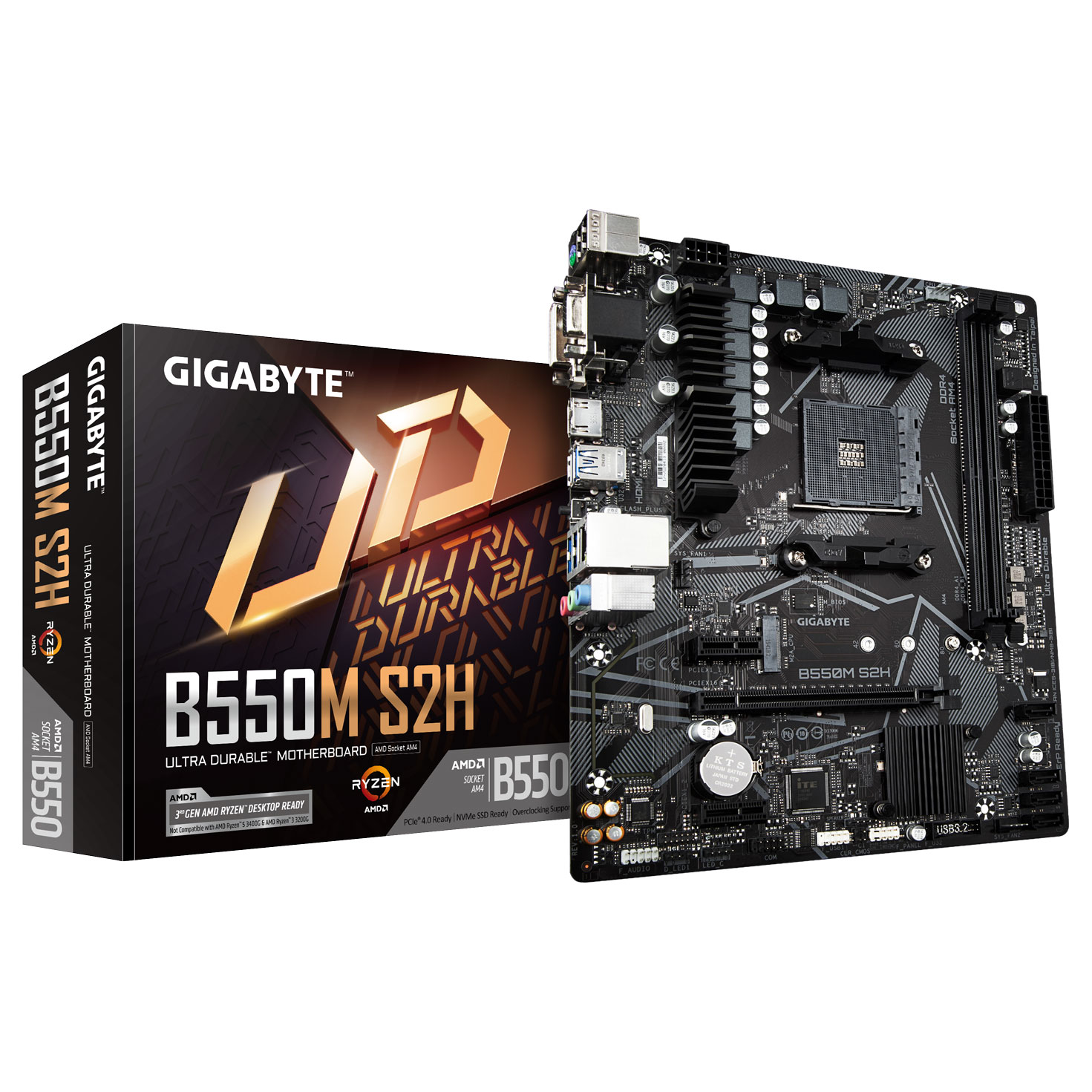 Материнская плата gigabyte b550m s2h какие процессоры поддерживает