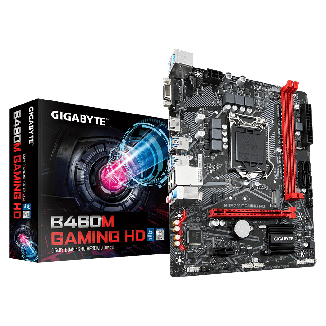 B460m gaming hd gigabyte подключение