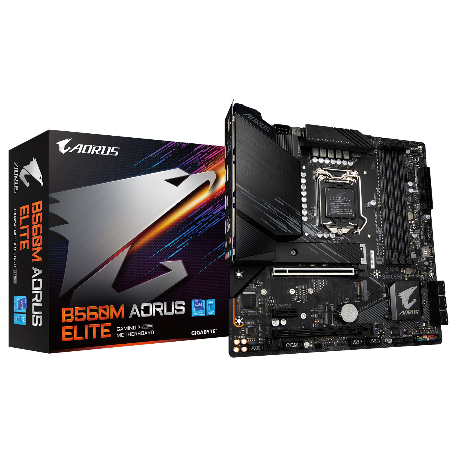 Gigabyte b560m aorus elite горит vga