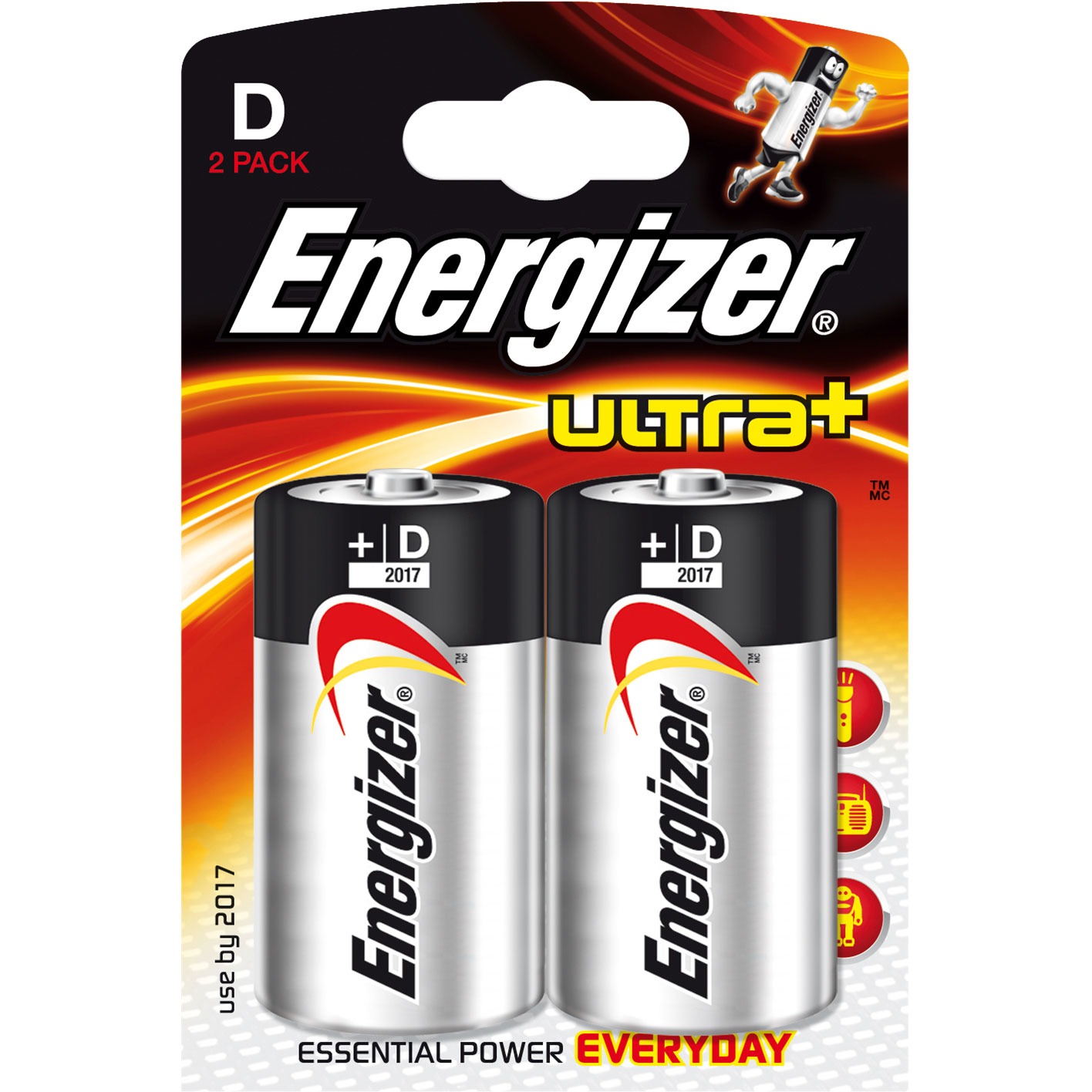 Energizer Ultra+ 2 piles D LR20 Pile & chargeur Energizer sur