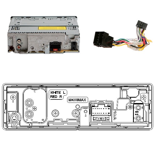 Pioneer DEH-4000UB - Autoradio Pioneer sur LDLC.com
