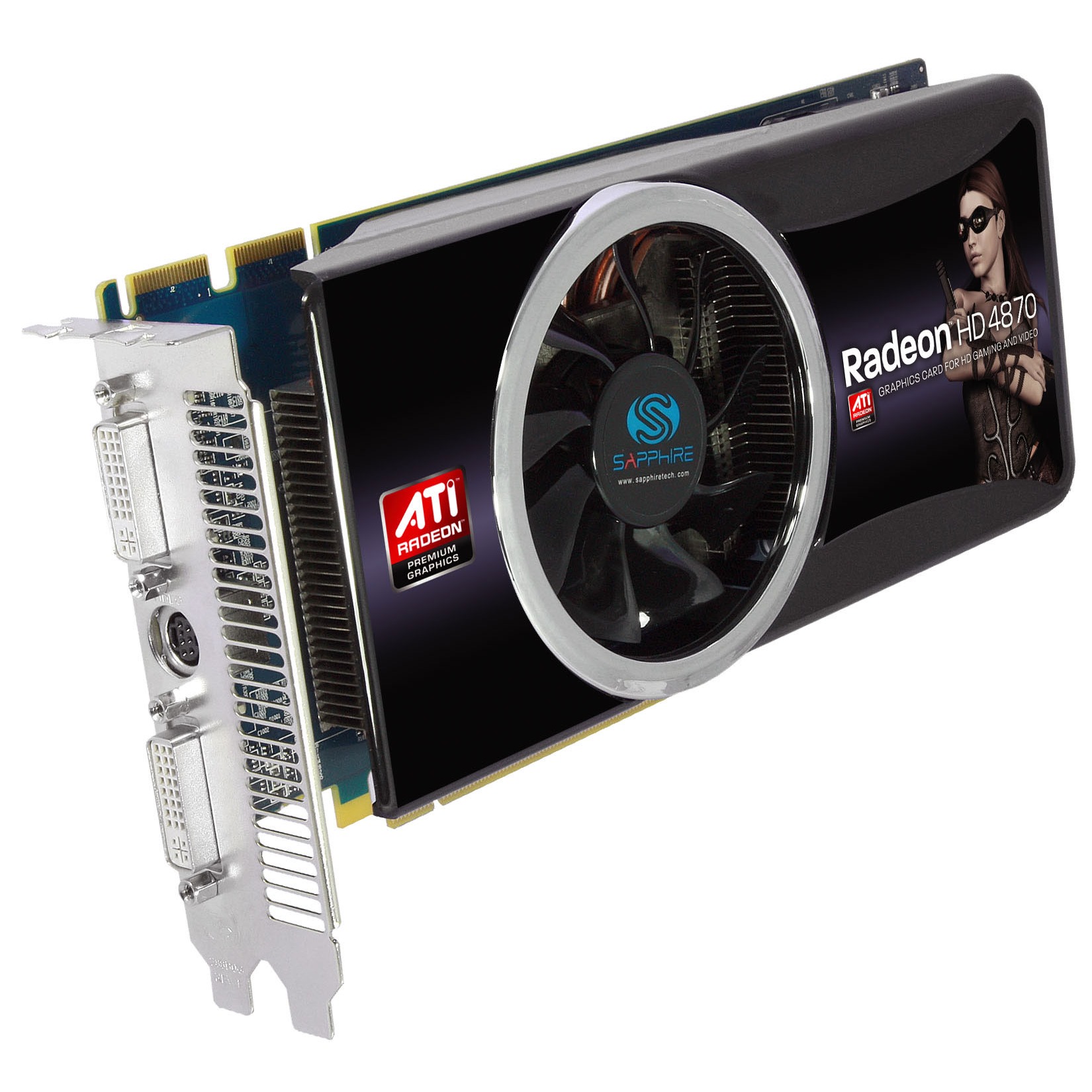 Sapphire Radeon Hd 4870 1 Go Tv Outdual Dvi Carte Graphique Sapphire Sur 