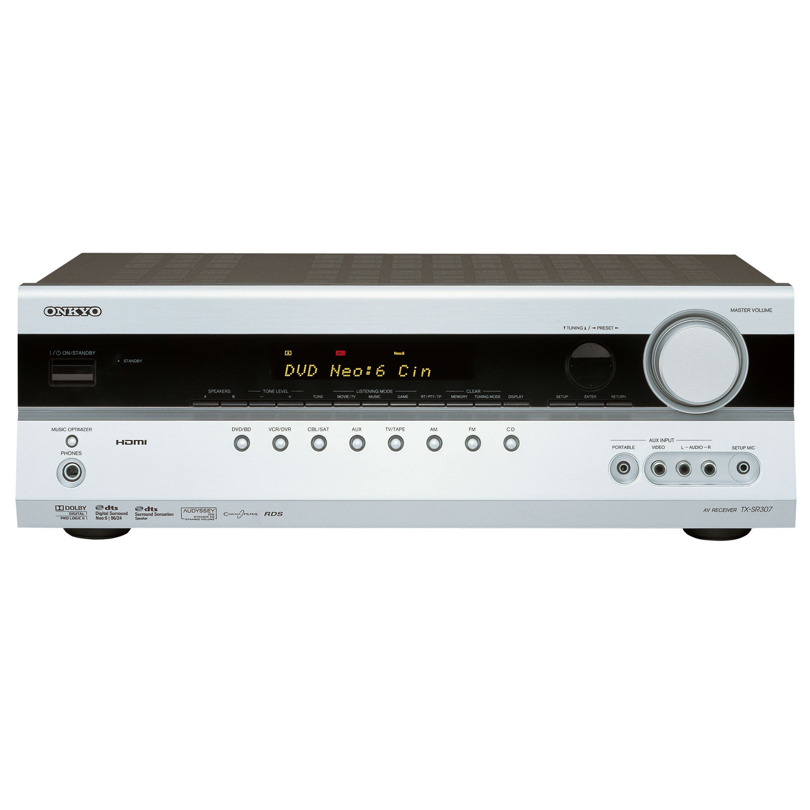 Onkyo Tx Sr307 Argent Ampli Home Cinéma Onkyo Sur