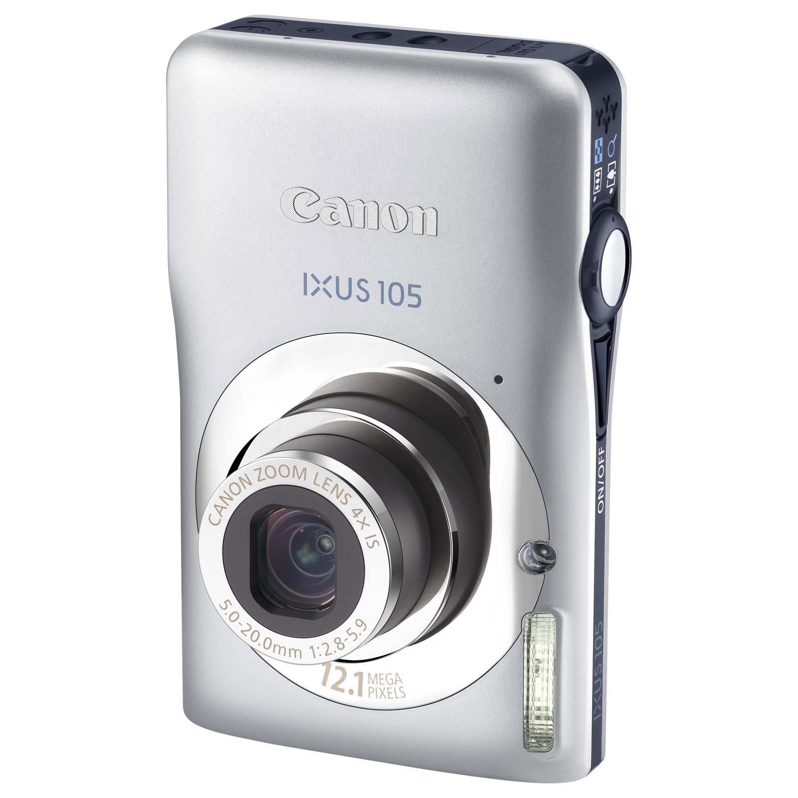 Canon IXUS 105 IS Argent Appareil photo numérique Canon sur