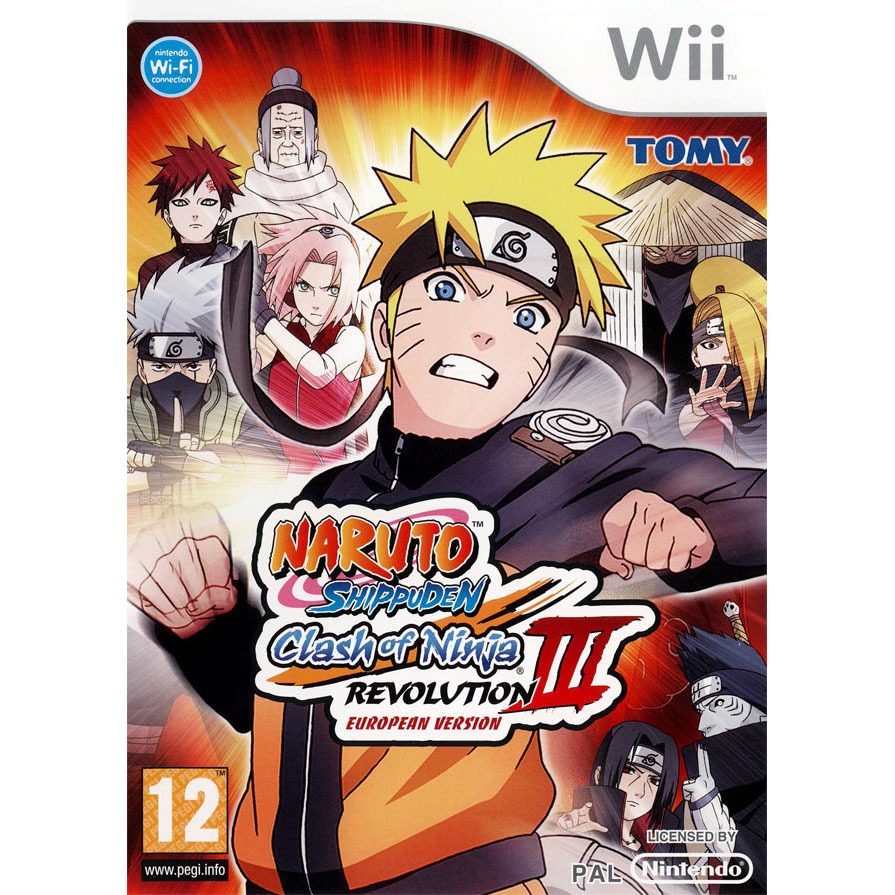 Naruto Shippuden Clash of Ninja Revolution 3 TOMY sur