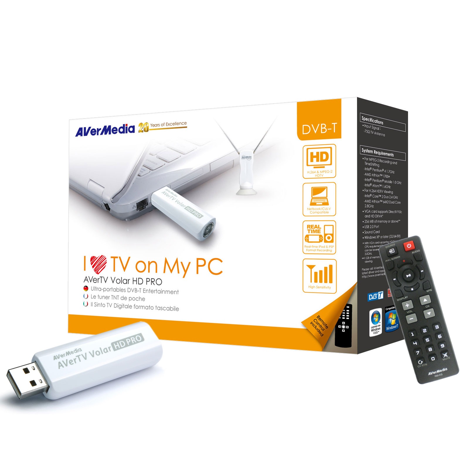 AVerMedia AVerTV Volar HD PRO - Tuner TNT USB AVerMedia Technologies ...