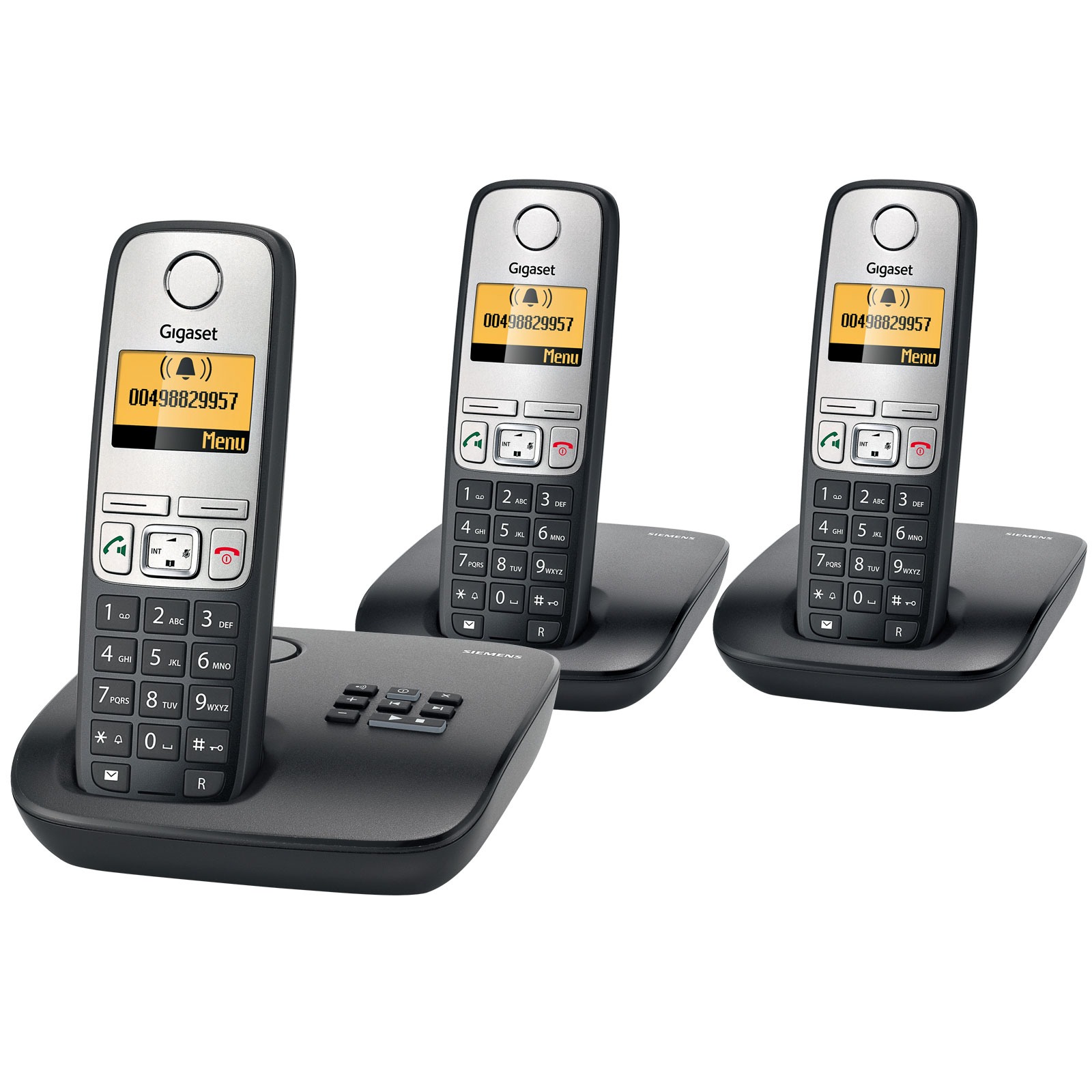 Gigaset A400A Trio Argent / Noir - Téléphone sans fil Gigaset sur LDLC.com
