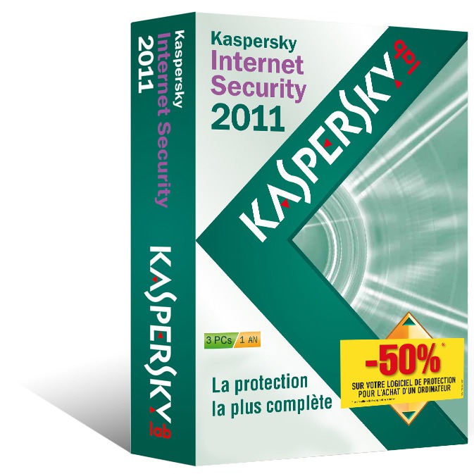 Kaspersky Internet Security 2011  Vendu avec un produit informatique