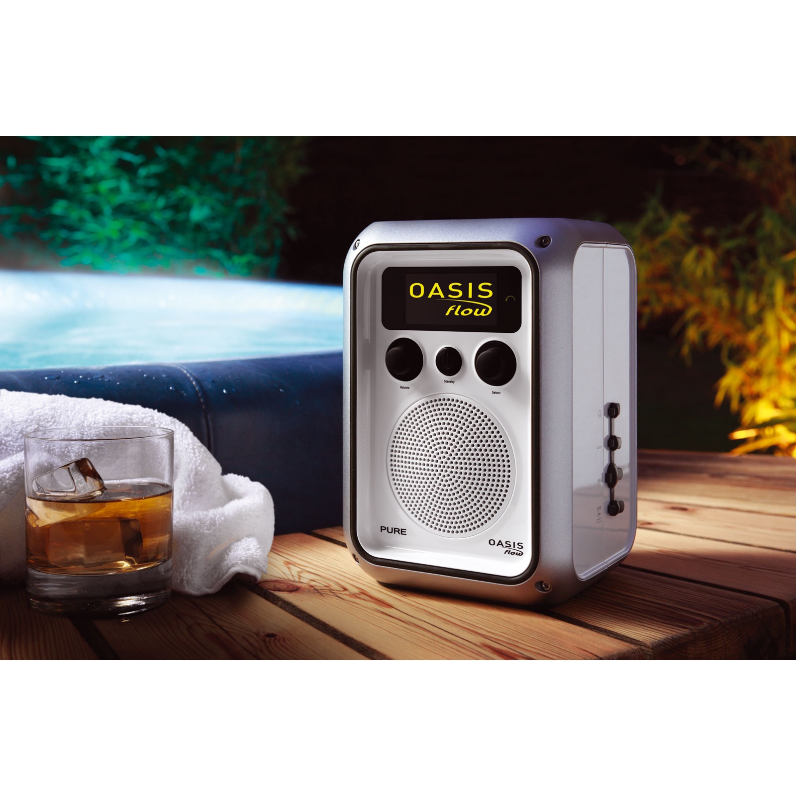 Pure Oasis Flow Radio & radio réveil PURE sur