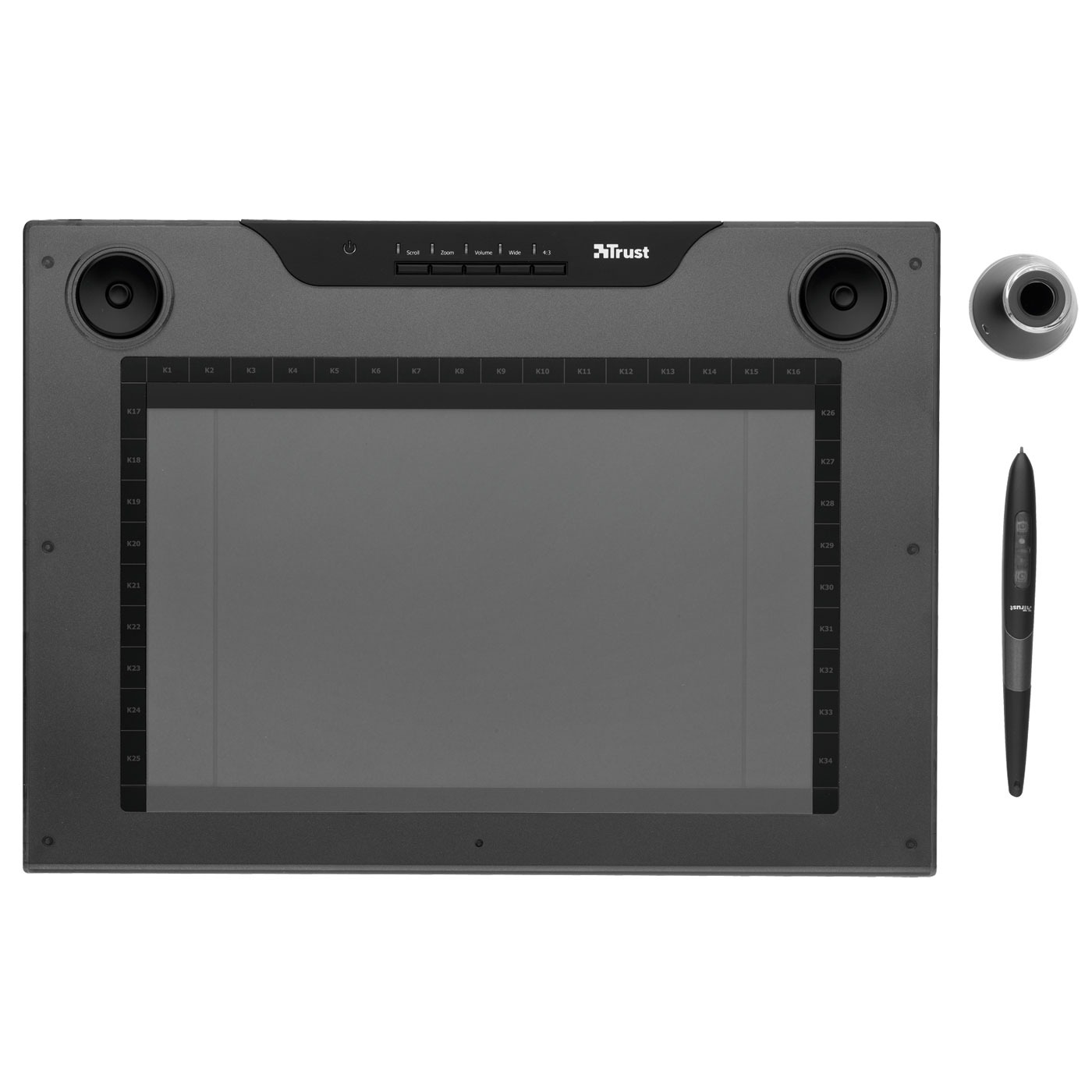 Trust Wide Screen Design Tablet Tablette graphique Trust sur