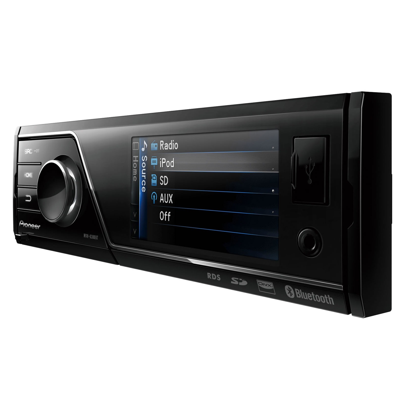 Pioneer mvh 8300bt как слушать музыку через блютуз