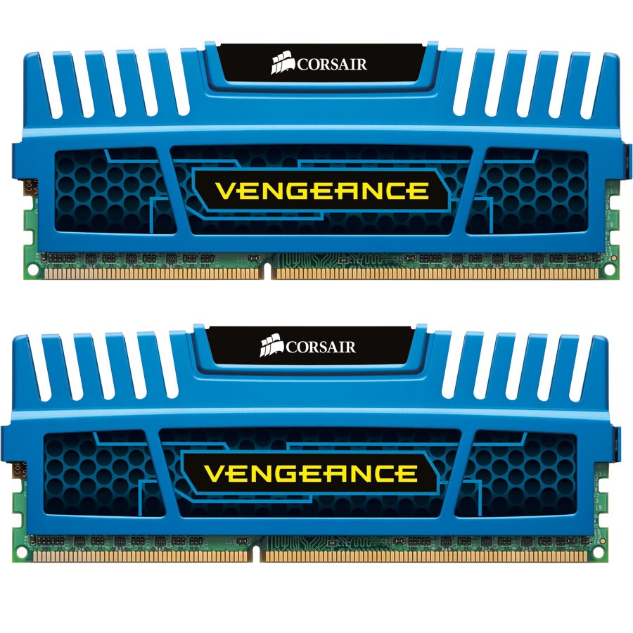 Corsair Vengeance Series 4 Go (2x 2 Go) DDR3 1600 MHz CL9 Bleu ...