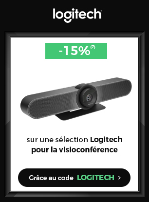 LOGITECH : 20% de remise sur une sélection d'équipements Logitech pour la visioconférence, applicable avec le code "LOGITECH". | J'en profite ›