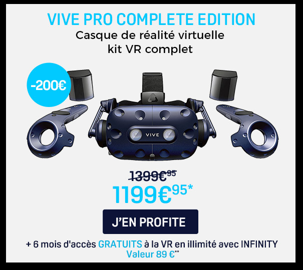 Vive Pro Complete Edition -200€