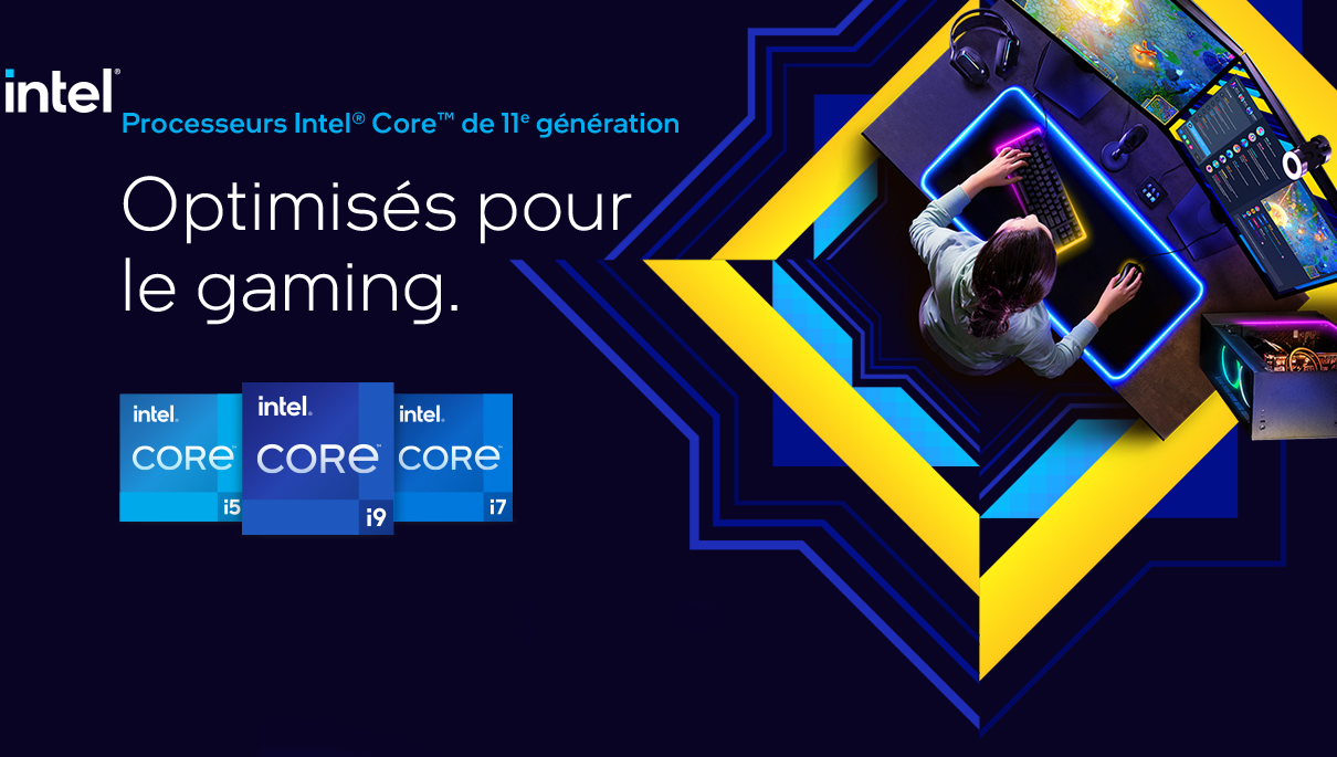 intel - Processeurs Intel® Core™ de 11e génération pour PC de bureau - Optimisés pour le gaming
