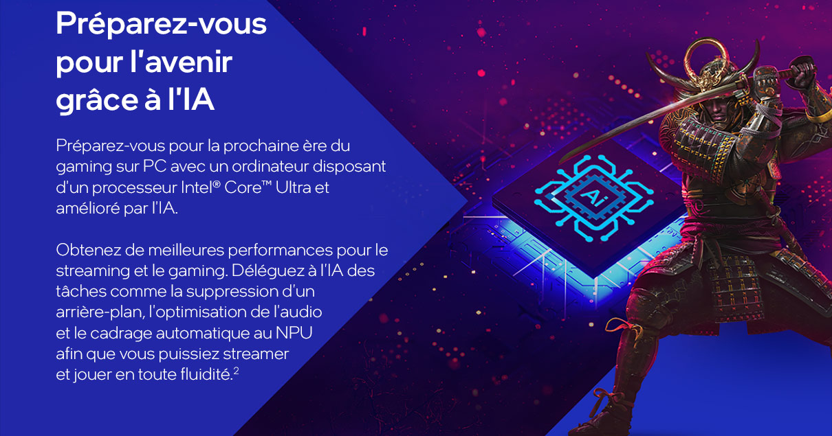 Recevez Assassin's Creed Shadows avec Intel Core