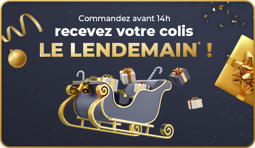 Commandez avant 14h, recevez votre colis le lendemain !