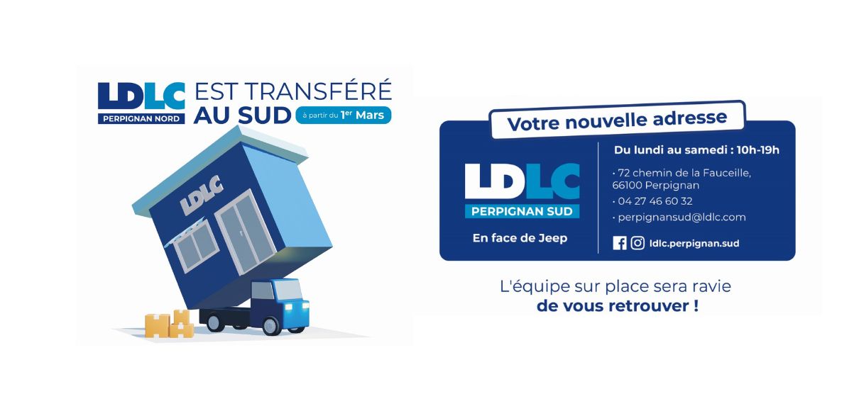 Boutique de matériel et réparation informatique LDLC Perpignan Nord