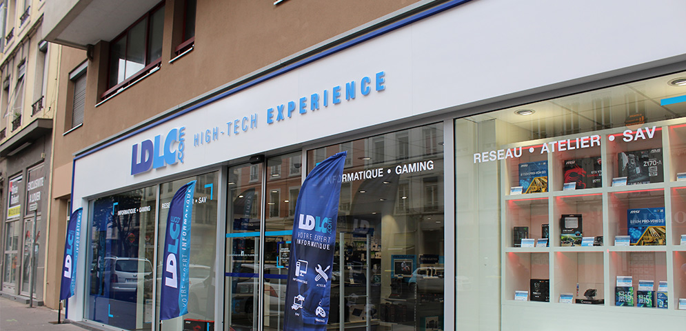 Boutique de matériel et réparation informatique LDLC Villeurbanne Charpennes