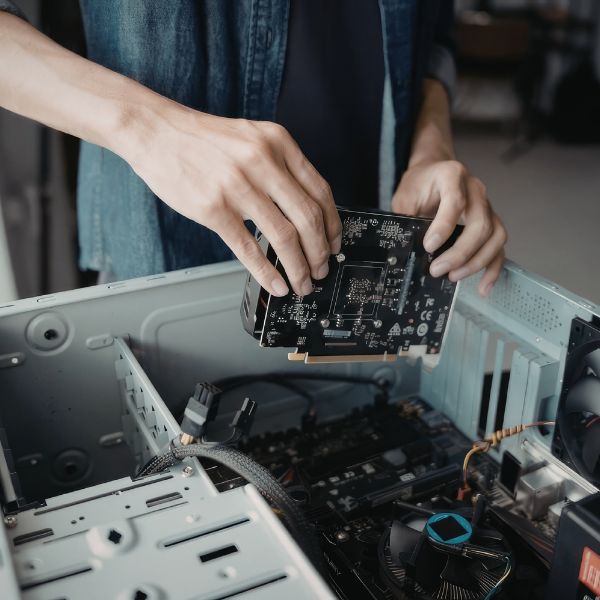 guide le gpu dans un boitier pc