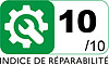 Indice de réparabilité : 10/10