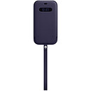 Apple iPhone 12 Pro Max Leather Sleeve with MagSafe Violet Profond