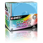 EMTEC CD-R 700 Mo certifié 52x couleur (pack de 10, boitier slim)  