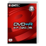 EMTEC DVD+R 4.7 Go certifié 4x (pack de 5, boîtier DVD)