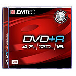 EMTEC DVD+R 4.7 Go certifié 4x (pack de 5, boîtier jewel)