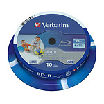 Verbatim BD-R LTH 25 Go certifié 6x imprimable (par 10, spindle)