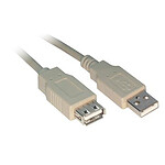 Rallonge USB 2.0 Type AA (Mâle/Femelle) - 0.5 m 