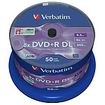 Verbatim DVD+R DL 8.5 Go 8x 240 min (par 50, spindle)