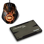 Kingston HyperX 3K SSD Series 240 Go + SteelSeries World of Warcraft MMO Gaming Mouse