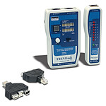 Testeur de câble Mètre Hancaner Testeur de câble réseau Testeur de câble  patch RJ45 Testeur de réseau LAN Testeur de ligne Testeur de câble réseau