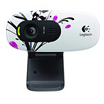Logitech HD Webcam C270 (Fingerprint Flowers)