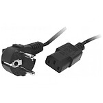 Cable de alimentación para PC, monitor e inversor (0,5 m)