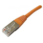 Câble RJ45 catégorie 6 SSTP 0.5 m (Orange)