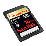 SanDisk Carte mémoire SDHC Extreme Pro UHS-I 16 Go