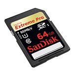 SanDisk Carte mémoire SDXC Extreme Pro UHS-I 64 Go
