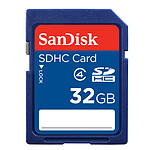 SanDisk Carte mémoire SDHC 32 Go