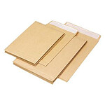 La Couronne Boîte de 500 pochettes Kraft B5 autocollantes 90g