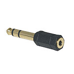 High quality audio adapter 6.35 mm male / 3.5 mm female
