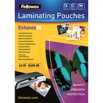 Fellowes Pochettes brillantes A3 80µ x 25