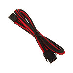 BitFenix Alchemy Red/Black - Extension d'alimentation gainée - EPS12V 8 pins - 45 cm