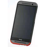 HTC Coque Rigide Double Dip HC C940 Gris/Rouge HTC One M8