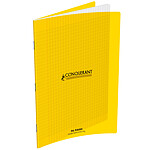 Conquérant Cahier 96 pages 210 x 297 mm seyes grands carreaux Jaune