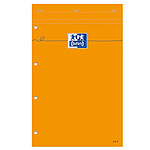 Oxford Bloc notes 40 pages 210 x 320 mm petits carreaux  Orange