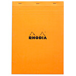 Rhodia Bloc N°18 agrafé en-tête 21 x 29.7 cm quadrillé 5 x 5 160 pages