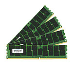 Crucial DDR4 256 GB (4 x 64 GB) 2666 MHz CL22 ECC QR X4